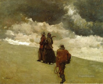 Winslow Homer Painting - To the Rescue Realism painter Winslow Homer
